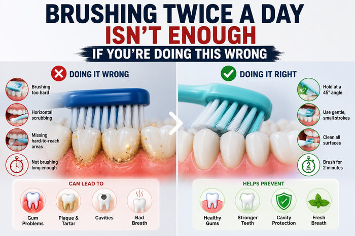 Brushing Twice a Day Isn't Enough If You're Doing This Wrong